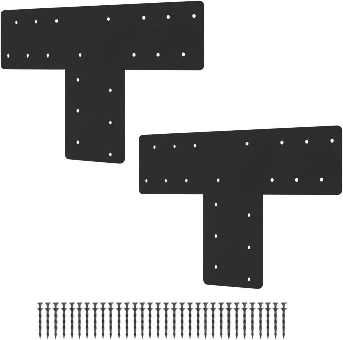 Schwarz-Pulver-beschichtete rechten Winkel Halterungen für die Reparatur Ecke für Hausmöbel Pavillon Truss Rahmen aus Stahl 0