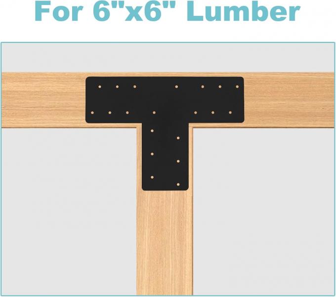 Schwarz-Pulver-beschichtete rechten Winkel Halterungen für die Reparatur Ecke für Hausmöbel Pavillon Truss Rahmen aus Stahl 2