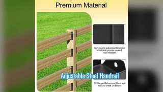 Verstellbare Handlaufhalterungen aus Stahl