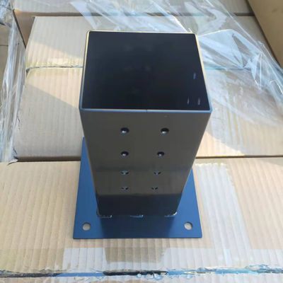 Stärker Kohlenstoffstahl 4*4 Pergola-Klammern Kits Post Basis Eckklammern