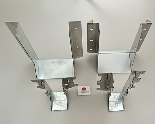 LUS Schwarze Bodenbalkenhänger Korrosionsbeständig mit vorgebohrten Löchern