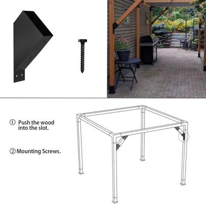 Pergola Halterungen 6x6 tatsächliche 5,6 