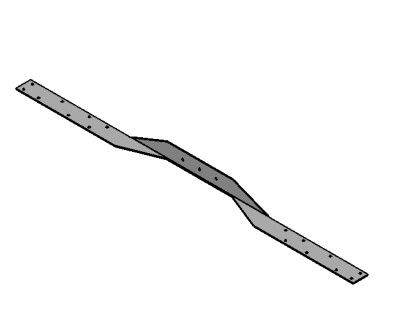 Zyklonbänder werden benutzt, um Vorhänge, Balken und Träger an Oberplatten und Holz zu befestigen.