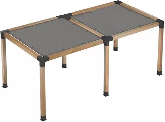 4x4 Pergola Pfostenfuß & Eckwinkel-Set für den Bau von Außenpergolen